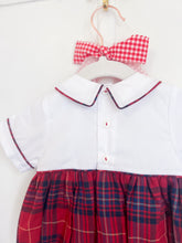 Load image into Gallery viewer, The Holiday Heirloom Tartan Romper