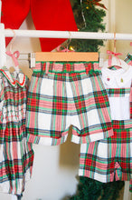 Load image into Gallery viewer, {Sutherby Boys} Signature Prep Shorts ~ Christmas Fair Tartan