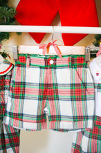 Load image into Gallery viewer, {Sutherby Boys} Signature Prep Shorts ~ Christmas Fair Tartan