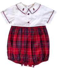 Load image into Gallery viewer, The Holiday Heirloom Tartan Romper