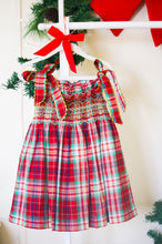 Load image into Gallery viewer, {Sutherby Girls} Signature Smocked Dress ~ Yuletide Plaid