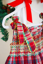 Load image into Gallery viewer, {Sutherby Girls} Signature Smocked Dress ~ Yuletide Plaid