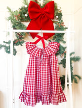 Load image into Gallery viewer, {Sutherby Girls} Signature ‘Mabel' Capelet Daygown ~ Red Picnic Gingham