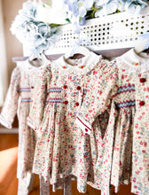 Load image into Gallery viewer, The Smocked Dress - Colourful Carnations