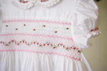 Load image into Gallery viewer, {Sutherby Girls} Signature Smocked Dress ~ Holly Rosebud