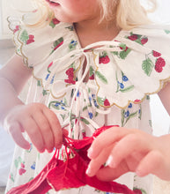 Load image into Gallery viewer, {Sutherby Girls} Signature ‘Mabel' Capelet Daydress ~ Christmas Berries