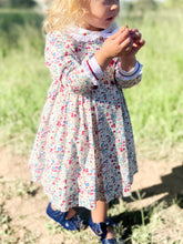Load image into Gallery viewer, The Smocked Dress - Colourful Carnations