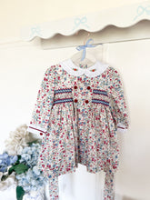 Load image into Gallery viewer, The Smocked Dress - Colourful Carnations