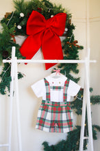 Load image into Gallery viewer, {Sutherby Boys} Signature Suspender Shorts ~ Christmas Fair Tartan