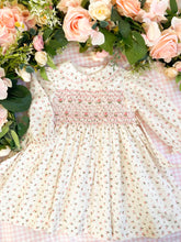 Load image into Gallery viewer, The Smocked Dress - Heritage Rose Plumetti