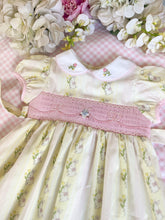 Load image into Gallery viewer, {Sutherby Girls} Signature Smocked Dress - Bunnies & Tulips