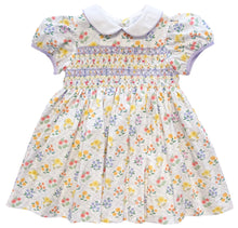 Load image into Gallery viewer, The Smocked Dress - Tiled Floral