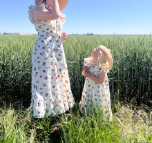 Load image into Gallery viewer, {Sutherby Girls} Signature ‘Mabel' Capelet Daydress ~ Christmas Berries