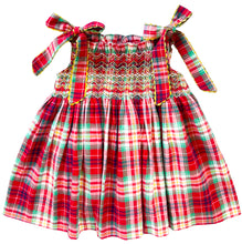 Load image into Gallery viewer, {Sutherby Girls} Signature Smocked Dress ~ Yuletide Plaid