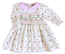 Load image into Gallery viewer, {Sutherby Girls} Signature Smocked Dress - Garden Tulips