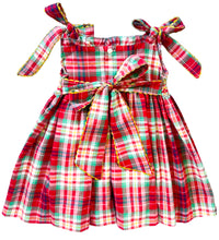 Load image into Gallery viewer, {Sutherby Girls} Signature Smocked Dress ~ Yuletide Plaid