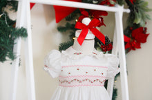 Load image into Gallery viewer, {Sutherby Girls} Signature Smocked Dress ~ Holly Rosebud