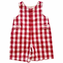 Load image into Gallery viewer, {Sutherby Boys} The Jon Jon ~ Cherry Red Check ~ FARMHOUSE SALE
