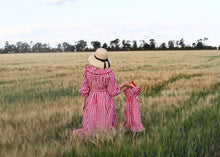 Load image into Gallery viewer, {Sutherby Ladies} Signature ‘Lola' Capelet Dress ~ Classic Red Gingham