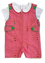 Load image into Gallery viewer, {Sutherby Boys} "The Nutcracker" Embroidered Jon Jon ~ FARMHOUSE SALE