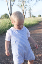 Load image into Gallery viewer, The Jon Jon - Blue Gingham Linen