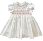 {Sutherby Girls} Signature Smocked Dress ~ Holly Rosebud