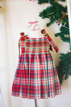 {Sutherby Girls} Signature Smocked Dress ~ Yuletide Plaid