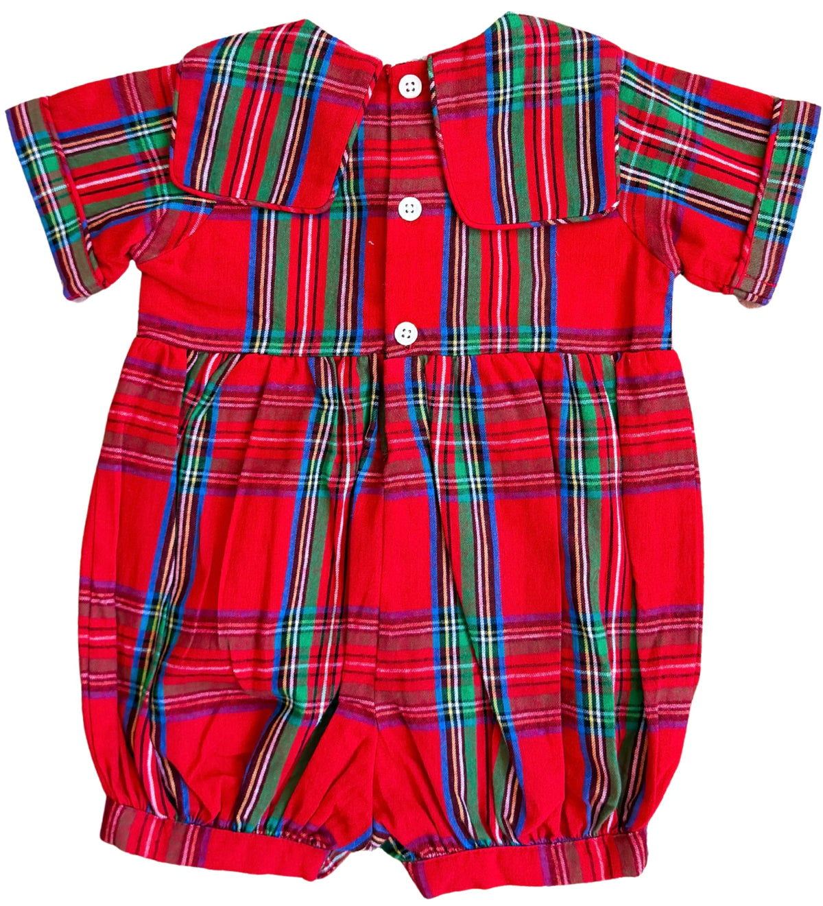 {Sutherby Boys} Vintage Sailor Romper ~ Ashcombe Tartan