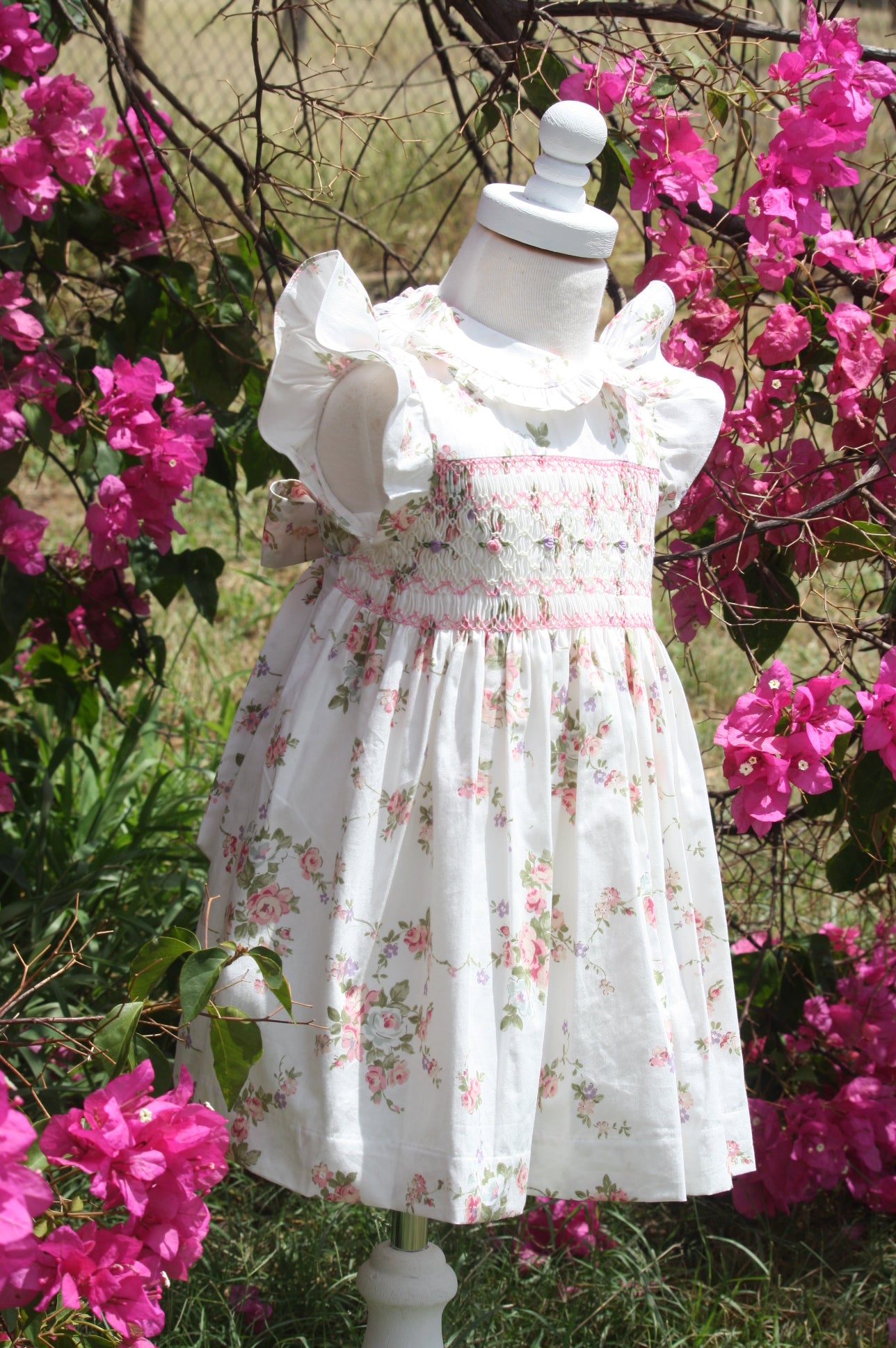 {Sutherby Girls} Signature Smocked Dress ~ Cottage Core Floral