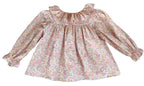 {Sutherby Girls} Flounce Collar Blouse ~ Cottage Petals