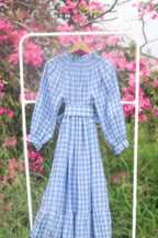 {Sutherby Ladies} 'Madeline' ~ Blue Gingham Linen