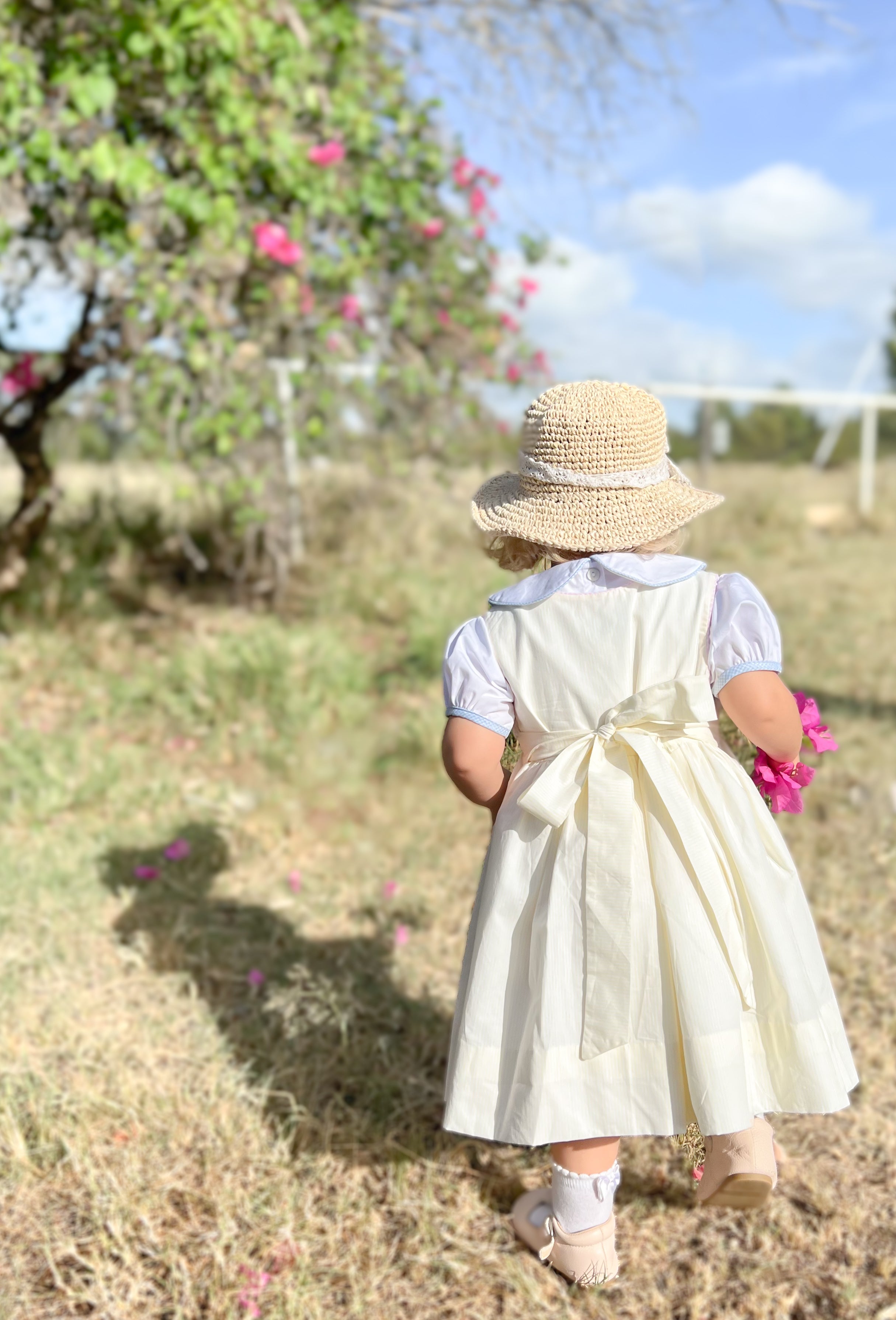 The Smocked Pinafore - Carrot Patch
