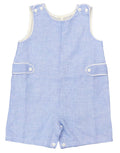 The Jon Jon -  Blue Gingham Linen