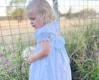 The Petal Collar Smocked Dress - Teacup Floral