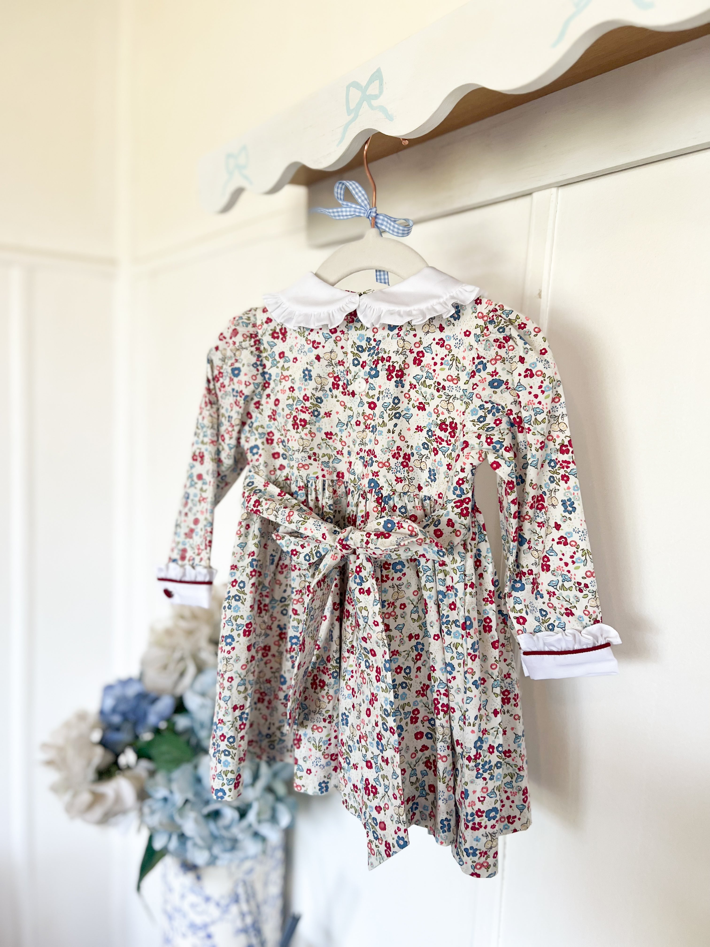 The Smocked Dress - Colourful Carnations