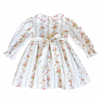 {Sutherby Girls} Signature Smocked Dress ~ Vintage Wallpaper Floral