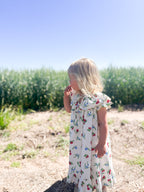 {Sutherby Girls} Signature ‘Mabel' Capelet Daydress ~ Christmas Berries