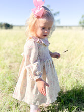 Load image into Gallery viewer, The Smocked Dress - Antique Floral Brushed Cotton
