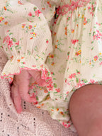 {Sutherby Girls} Signature Smocked Romper ~ Briar Rose
