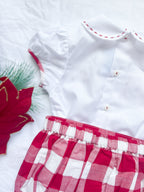 {Sutherby Boys} The Smocked Set - Heritage Red Gingham ~ FARMHOUSE SALE