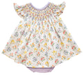 The Smocked Bishop Set - Tiled Floral