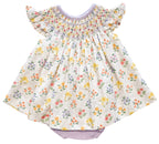 The Smocked Bishop Set - Tiled Floral