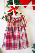 {Sutherby Girls} Signature Smocked Dress ~ Yuletide Plaid