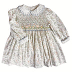 {Sutherby Girls} Signature Smocked Dress ~ 'Country Geese'