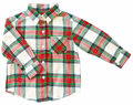 {Sutherby Boys} Shirt ~ Christmas Fair Tartan