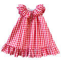{Sutherby Girls} Signature ‘Mabel' Capelet Daygown ~ Red Picnic Gingham