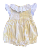 The Smocked Romper - Honey Bees