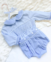 Load image into Gallery viewer, The Button-On Set - Baby Blue Gingham/Corduroy
