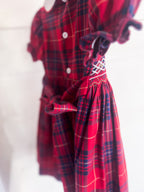 {Sutherby Girls} The Smocked Dress ~ Holiday Heirloom Tartan