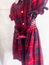 Load image into Gallery viewer, The Smocked Dress ~ Holiday Heirloom Tartan
